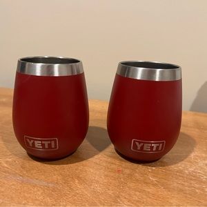 Yeti brick red tumbler